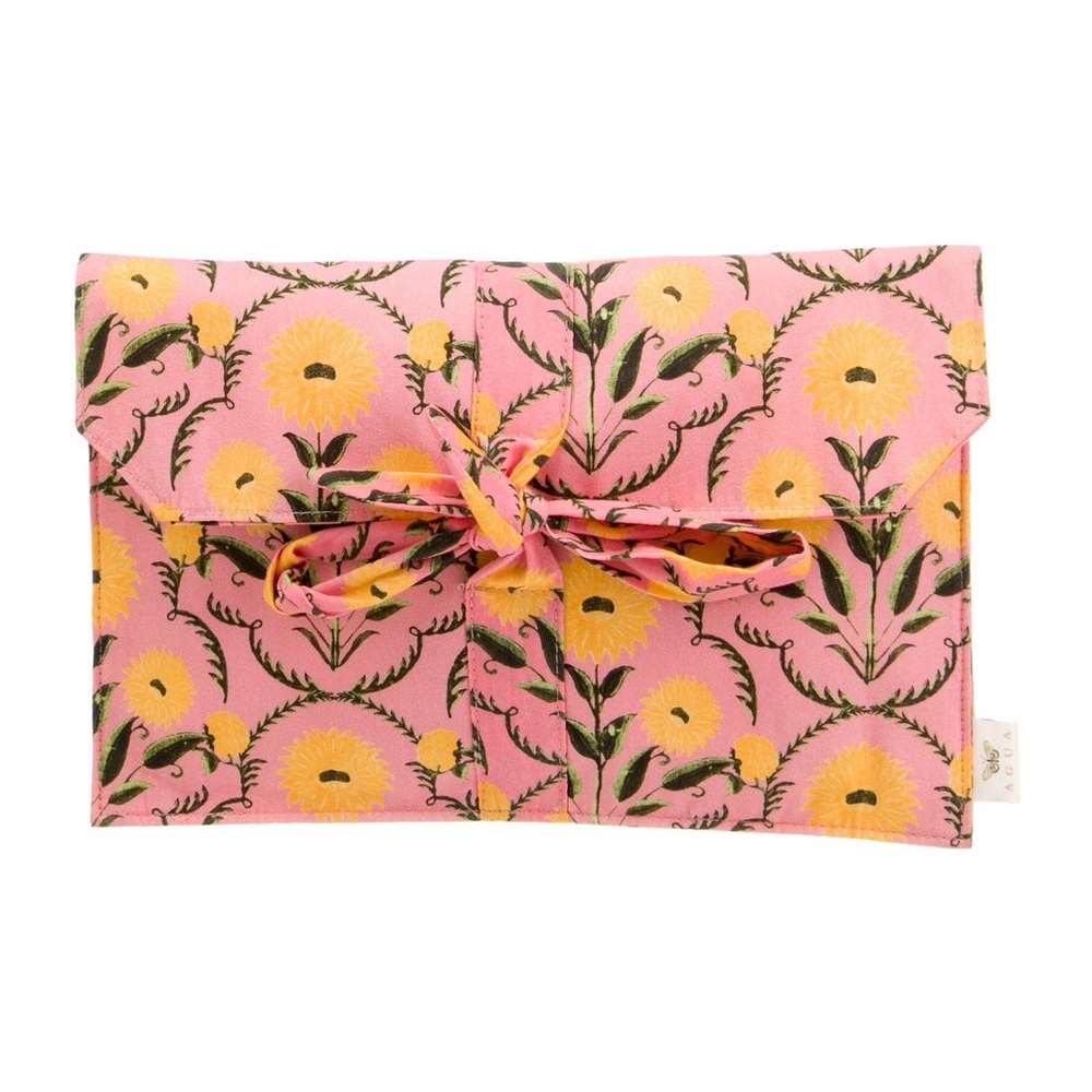 Agua by Agua Bendita Canvas Floral Clutch